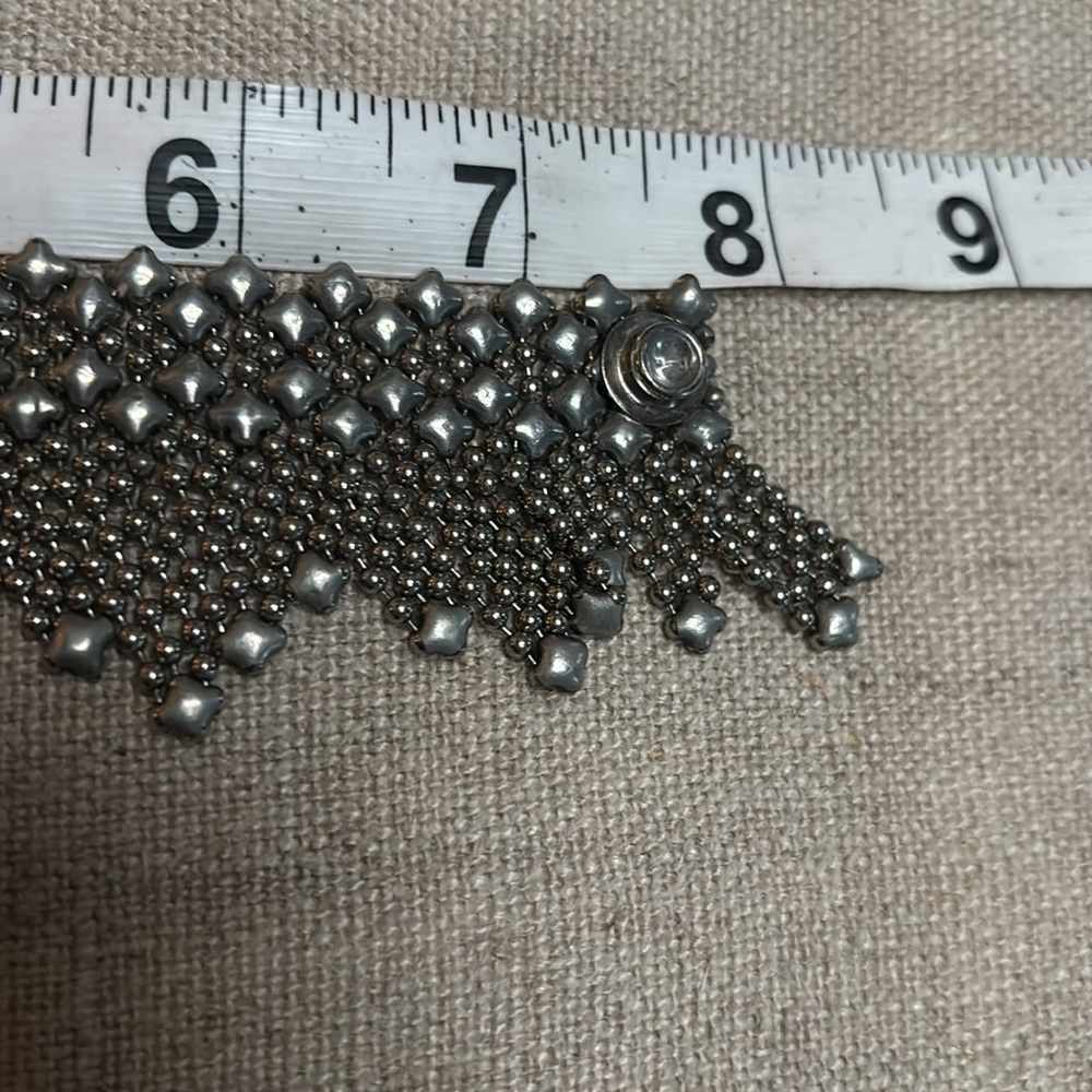 SG Liquid Metal Chainmail Bracelet with fringe detail - Picture 8 of 9